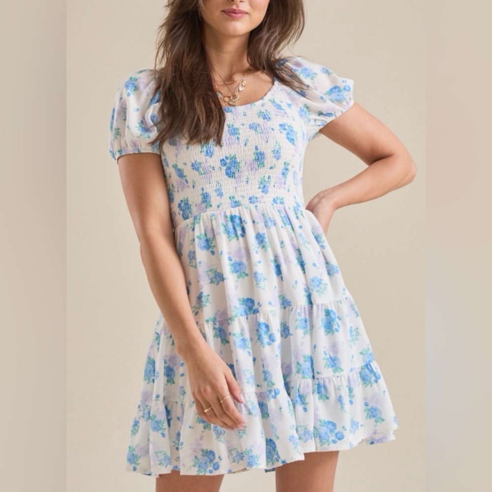 Altar’d State Courtney Floral Mini Dress Size S